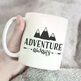 1pc Adventure Awaits, Adventure Awaits Gift, Adventure Awaits Mug, Graduation Gift, Camping Mug, Camping Life,