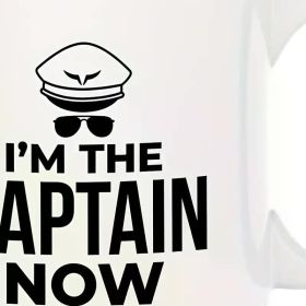 1pc Captain-Themed Ceramic Mug 15oz - Leak Proof, Ideal for Camping & Dining, Uncharged Beverage Cup for Pilots -
