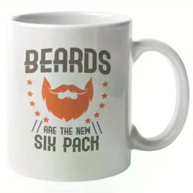 1pc Funny Men&#39;s Coffee Mug, Leave Me Coffee Mug, Camping Mug, Outdoor Mug, 11 oz Ceramic Craft, Ideal